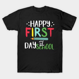 Happy first Day Of School T-Shirt